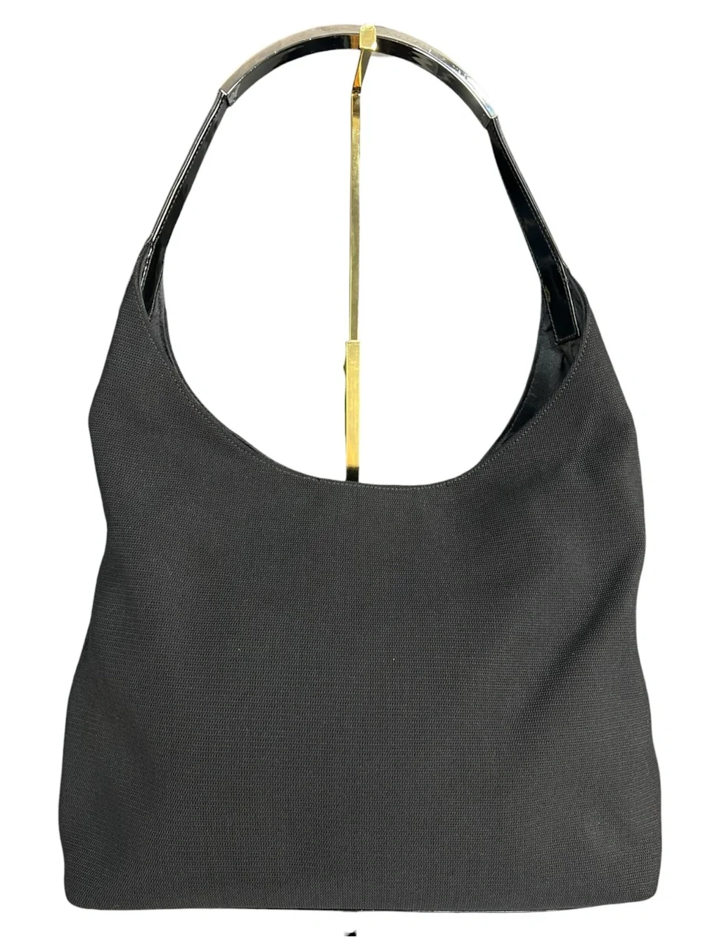 Gucci | Bags | Vintage Gucci Tom Ford Era Black Canvas Metal